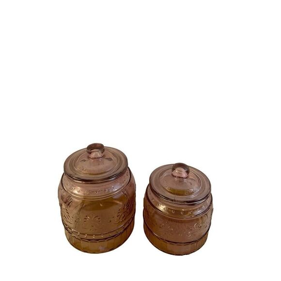 2 Pioneer Woman Rose Canisters Cottage Core Country Kitchen set - Picture 1 of 9